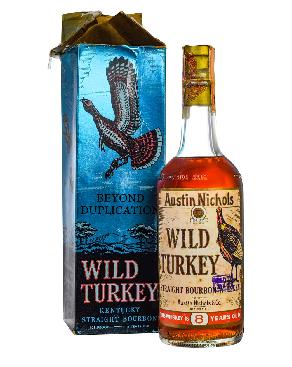 未開栓☆WILD TURKEY ワイルドターキー 8年 旧 750ml ウイスキー
