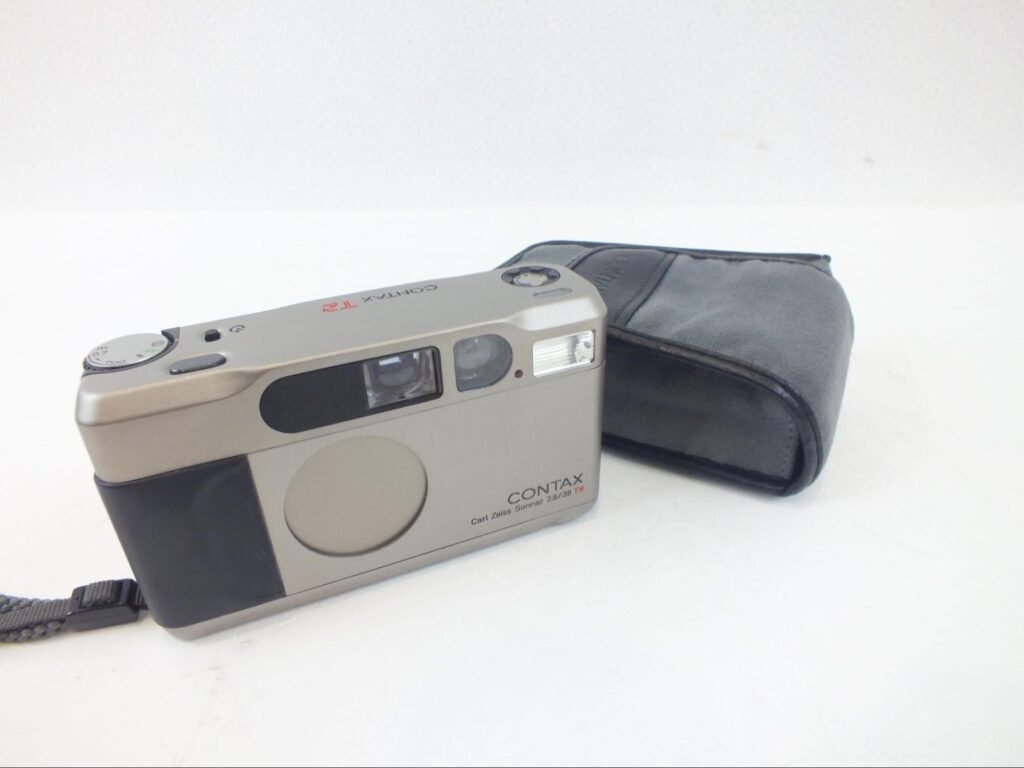 CONTAX T VS コンパクトカメラ シルバー 通電、シャッター巻き上げ確認