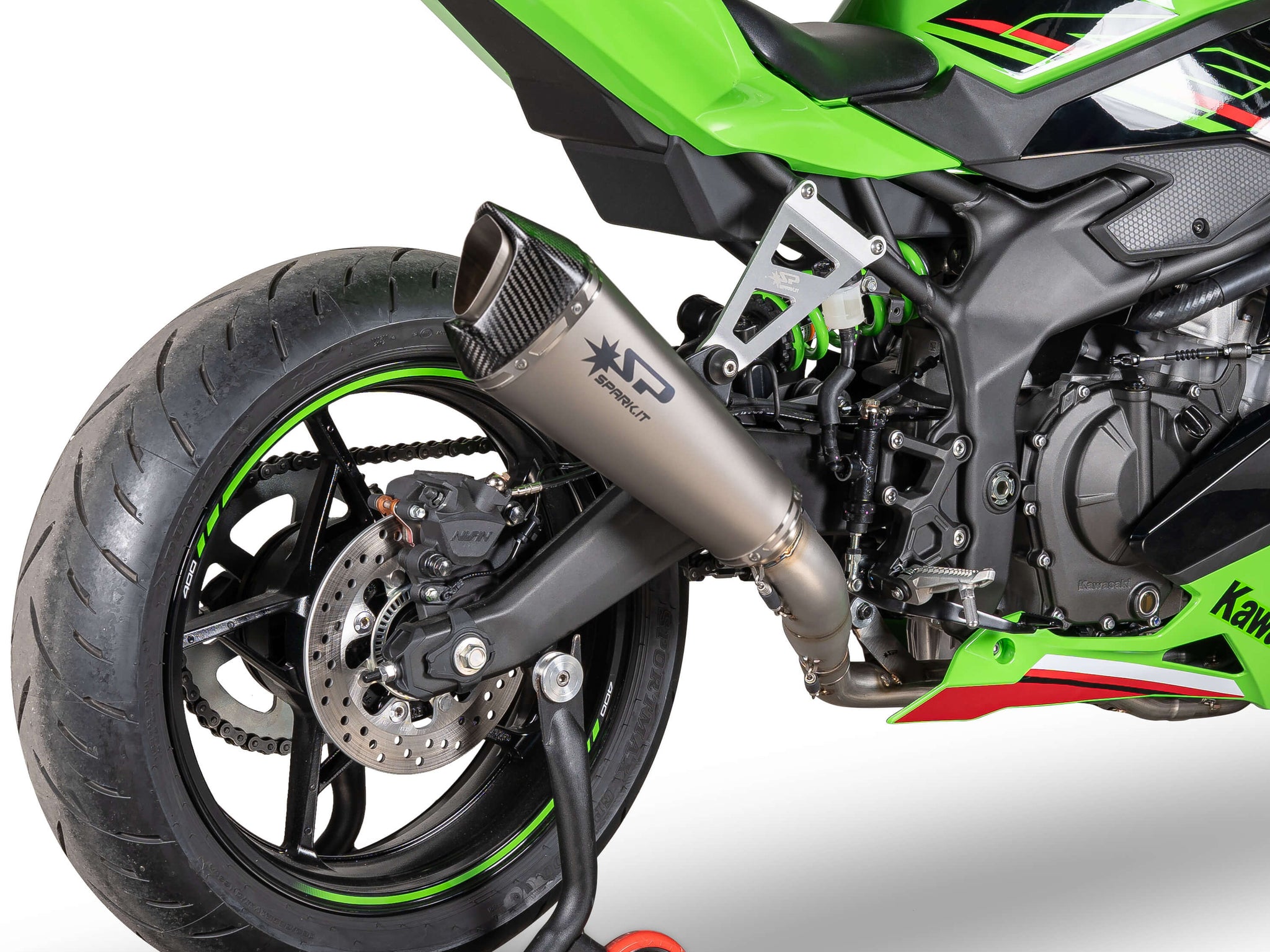 SPARK Kawasaki ZX-4RR Racing Titanium Exhaust System – 2Wheels Hero