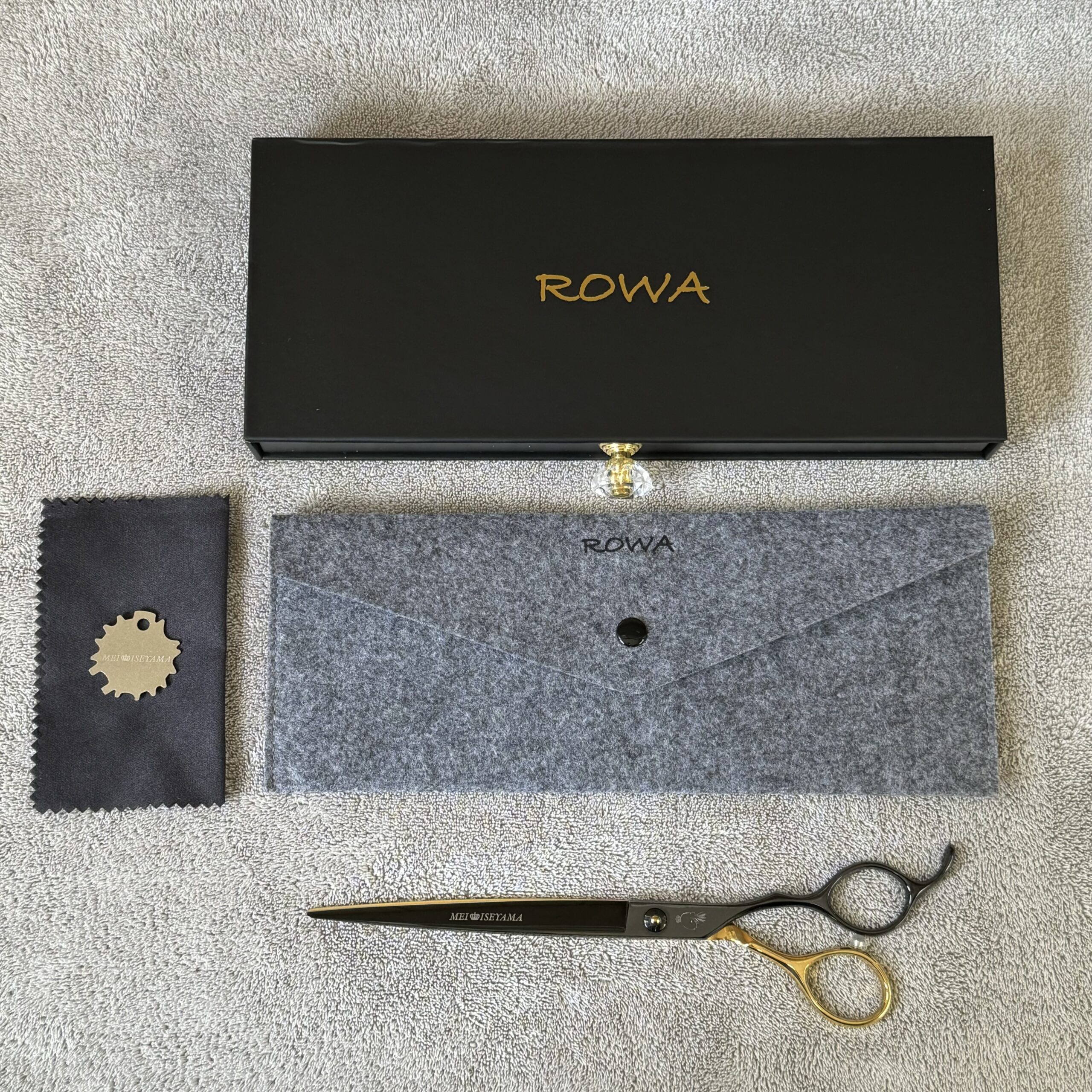 MEI ISEYAMA MODEL 】ギザ刃のストレートシザー 7.5インチ | 333 Dog
