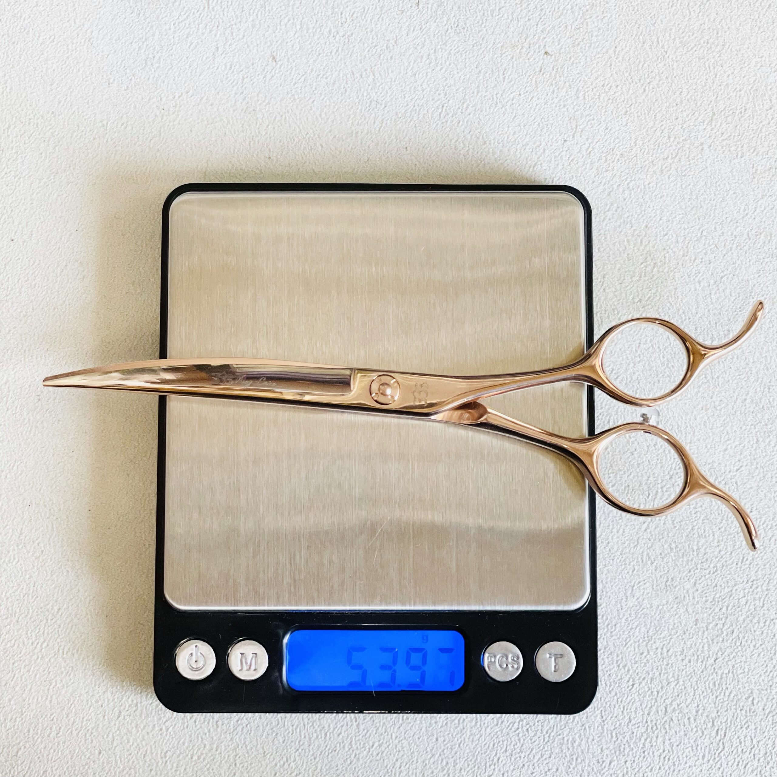 使うたびにときめく ピンクゴールドのカーブシザー 6.5インチ | 333