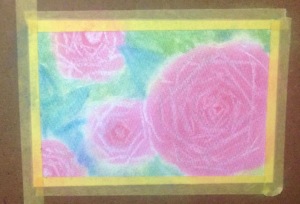 パステルアートの描き方【薔薇(バラ)】 | 3色パステルアート｜心理