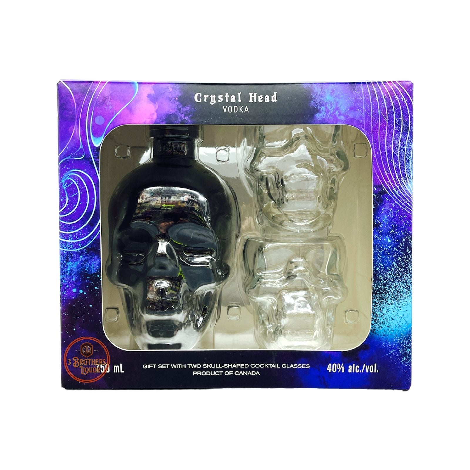 Crystal Head スカルボトル 2本セット Crystal Head Vodka Gift Set