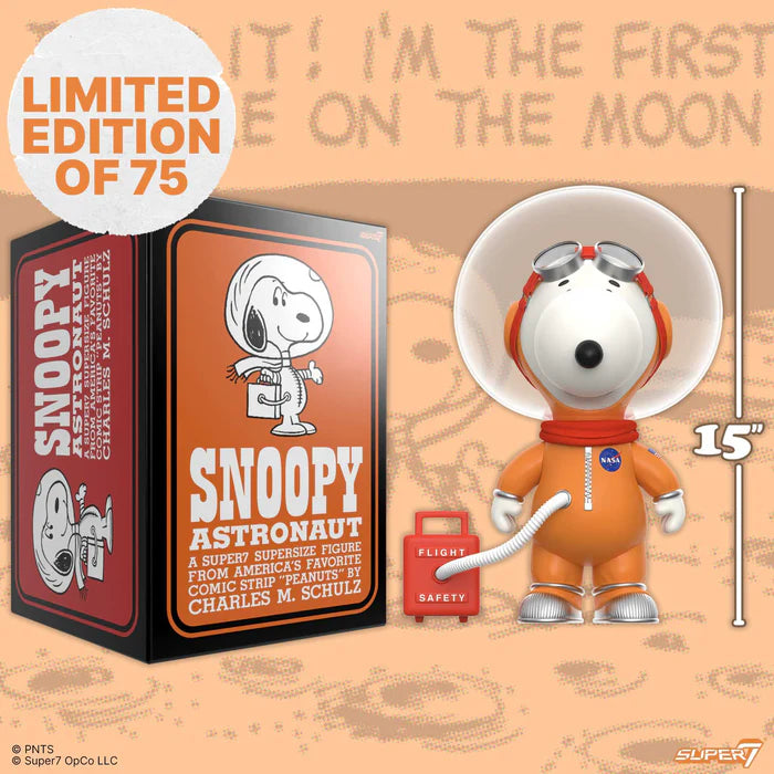 Peanuts SuperSize Vinyl Snoopy (Orange Spacesuit) – 3DRetro
