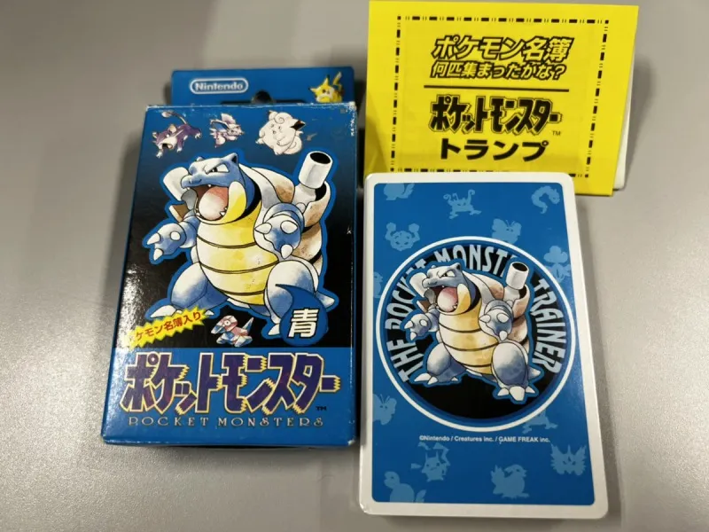 ポケモン トランプ 青 Nintendo 1998 Japanese Pokemon 1998 Vending