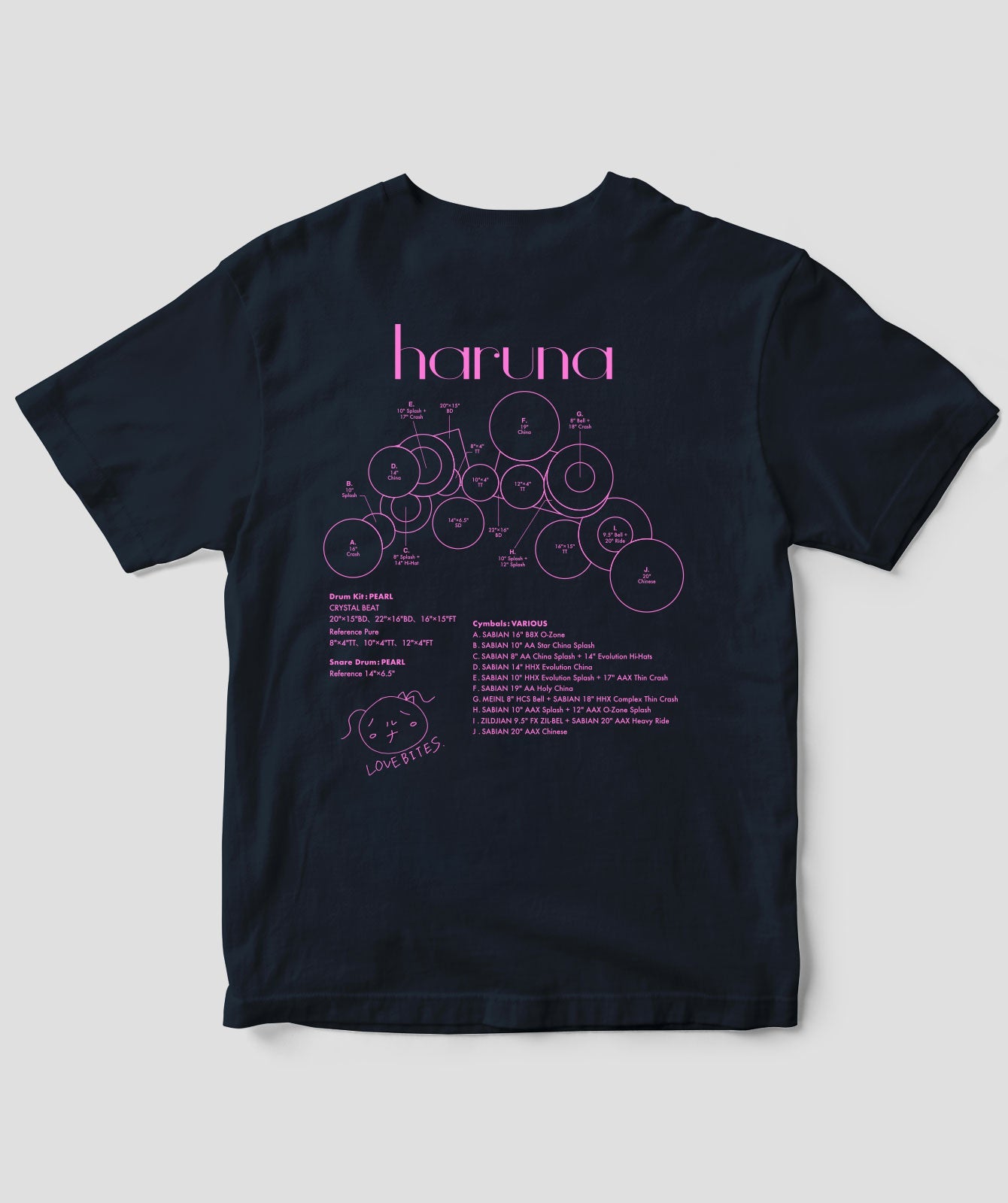 Drummer's Set Up Vol.18 haruna［LOVEBITES］ – T-OD（株式会社