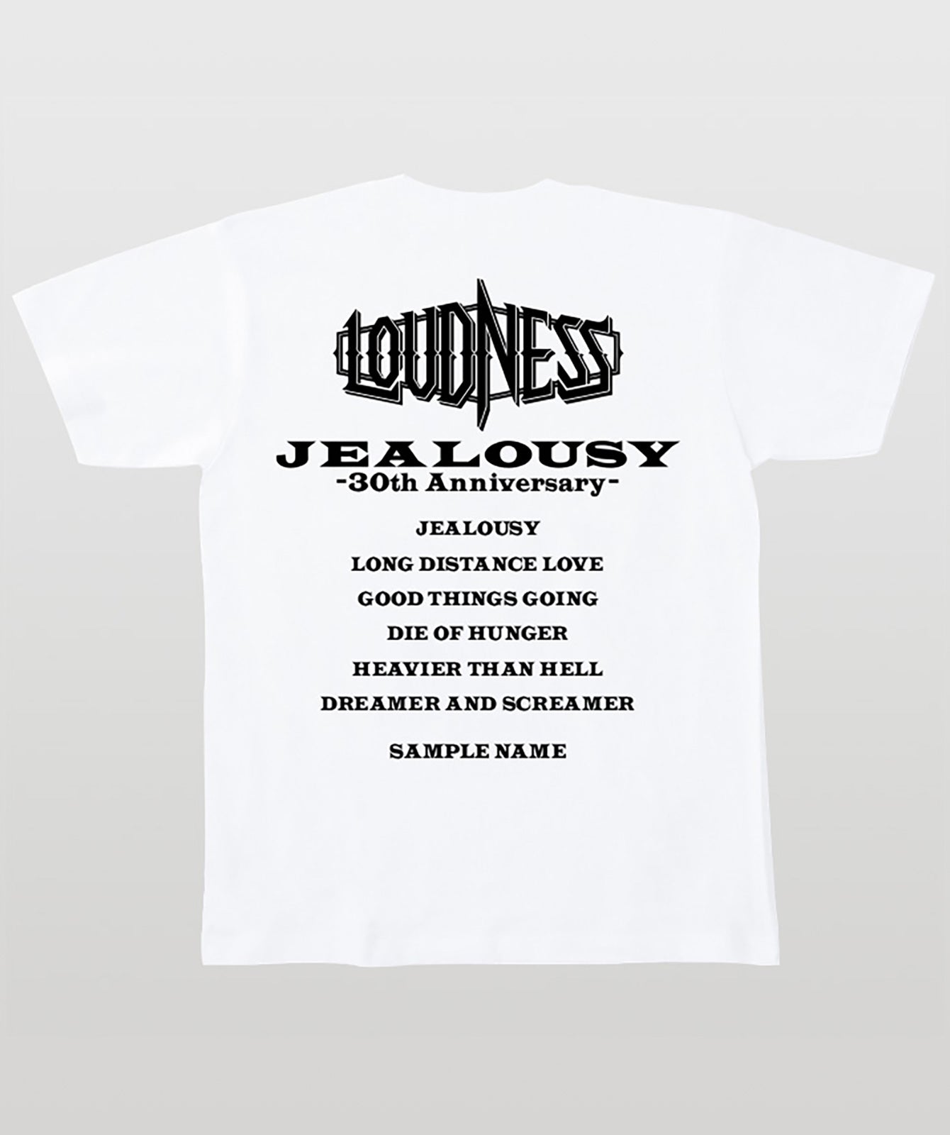 文字入れ可】『JEALOUSY』30周年記念盤スペシャルTシャツ – T-OD（株式