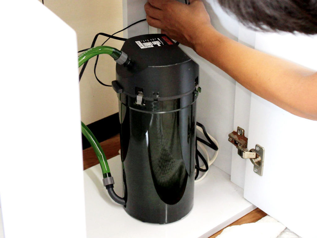 メガパワー1215用タンクのみポンプ、パイプ無しサブフィルター