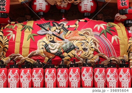 だんじりの刺繍飾りの写真素材 [39895604] - PIXTA