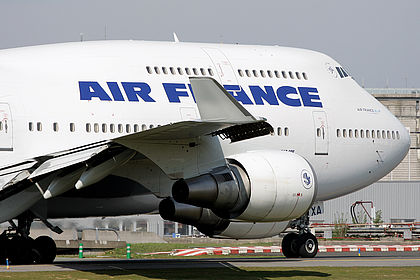 航空機・ヘリコプター jcwings AIR FRANCE KLM Boeing 747-400 航空機
