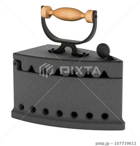 炭火アイロン・ヴィンテージ 炭火アイロン 鉄鋳物 炭火アイロン