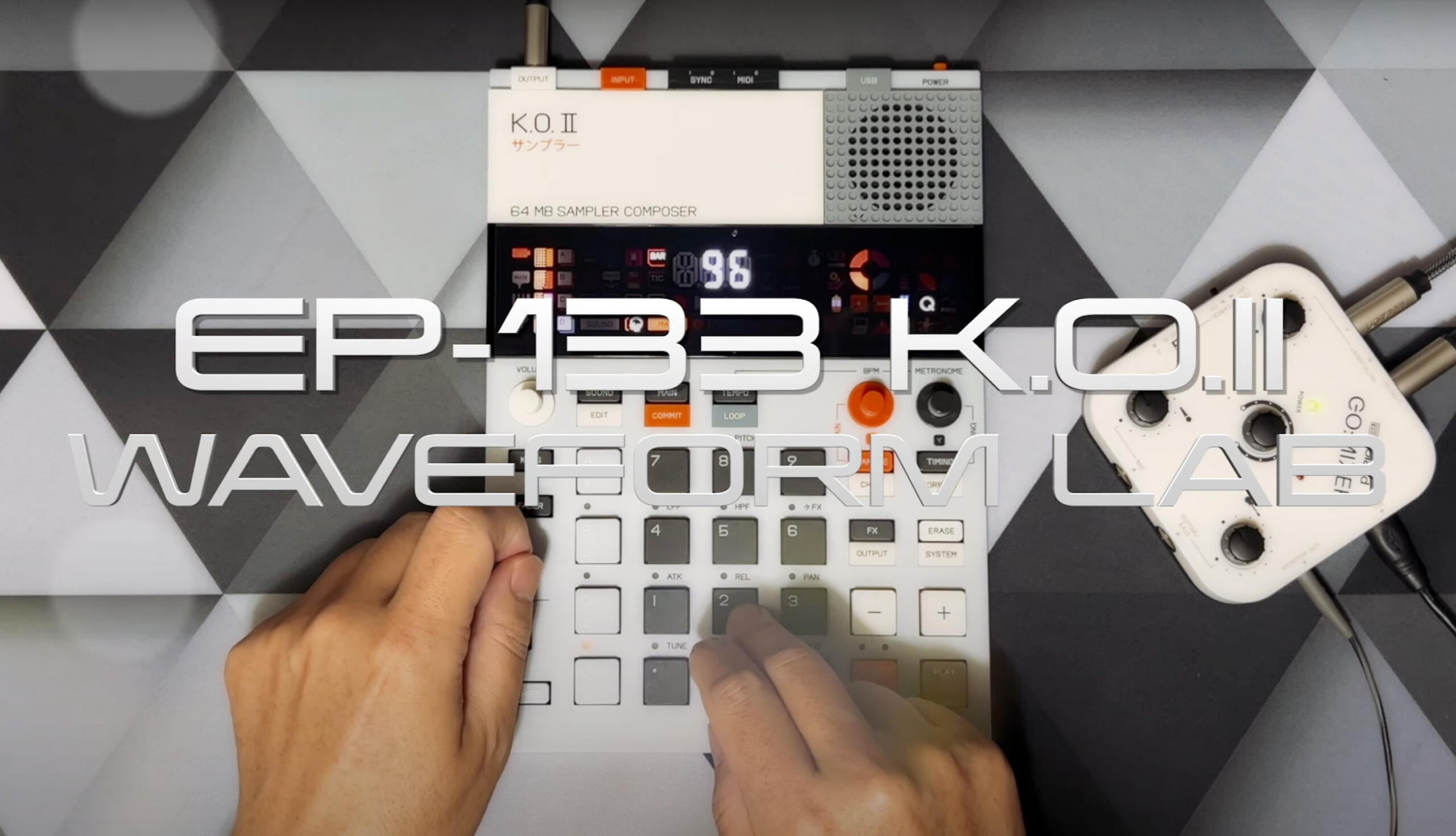 teenage engineering EP-133 K.O.II – 楽曲作りとパフォーマンス