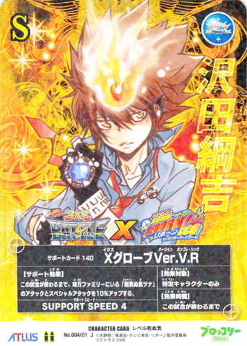 沢田綱吉 B10 SKR 死ぬ気レア ツナ カード名「沢田綱吉」(6 枚)｜家庭