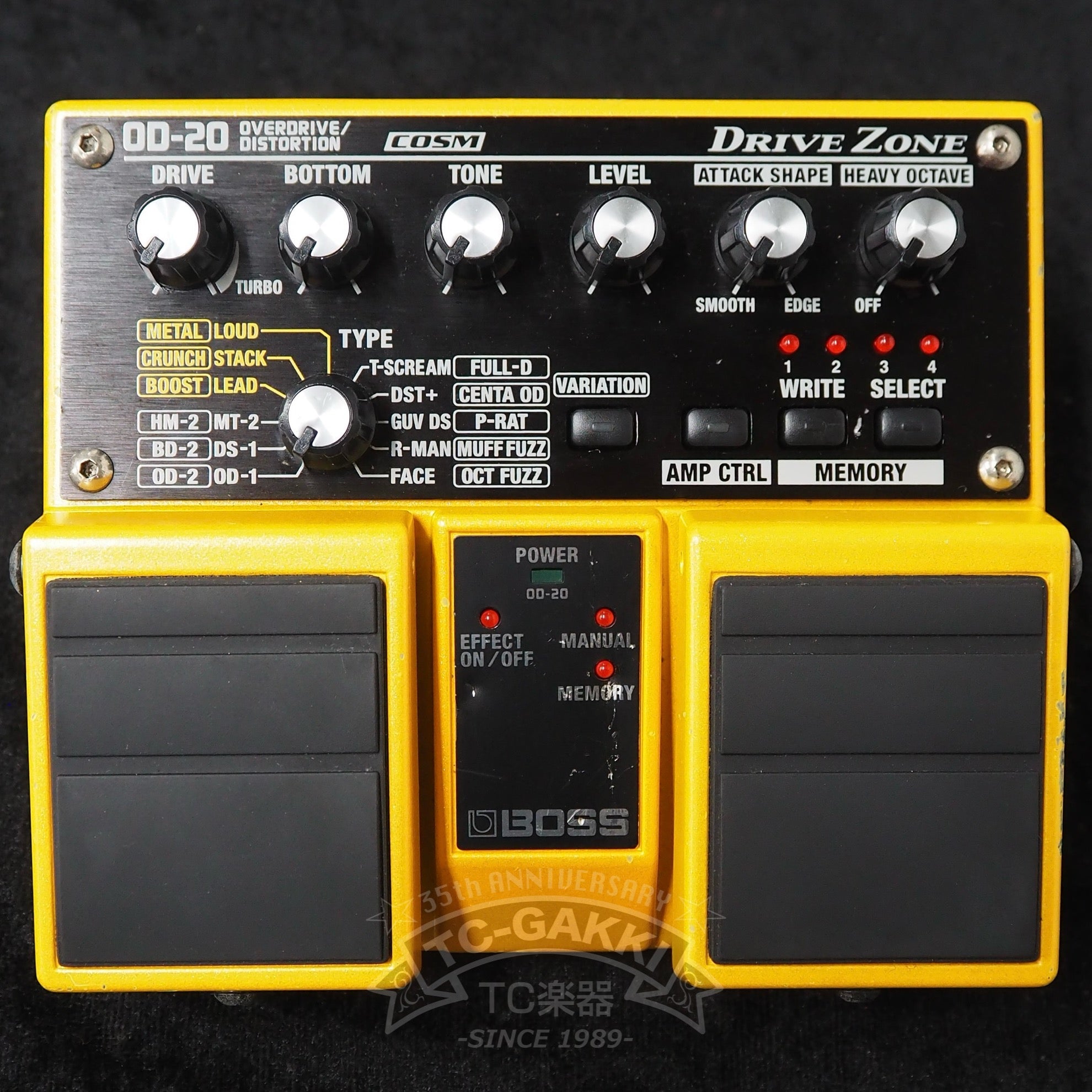 BOSS OD-20 ギターエフェクター BOSS OD-20 DRIVE ZONE エフェクター