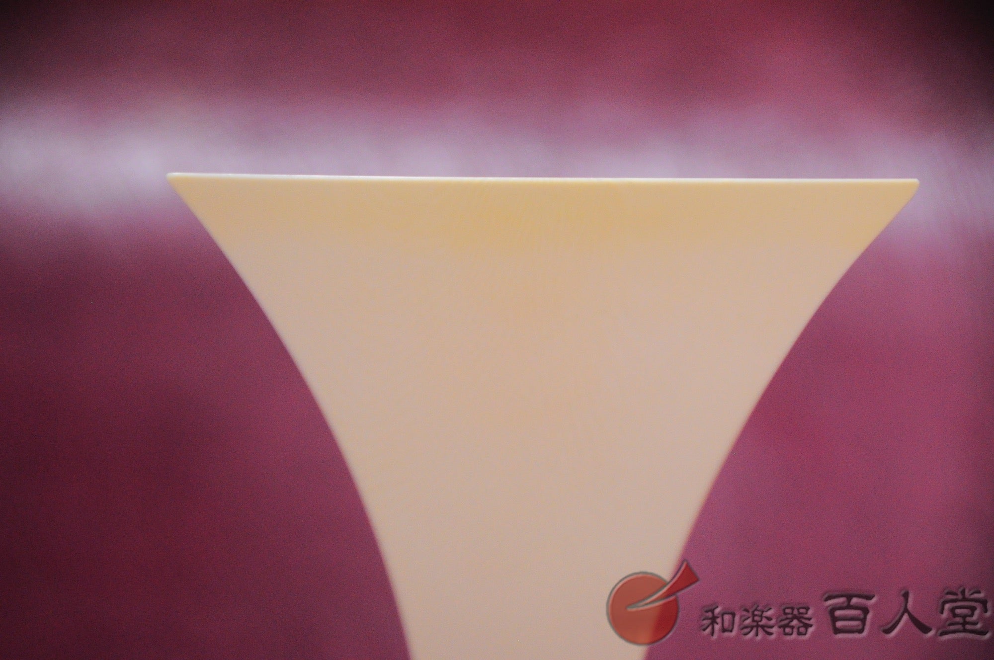 超美品】最高級 象牙風 三味線 丸撥 定価150万 民謡三味線用