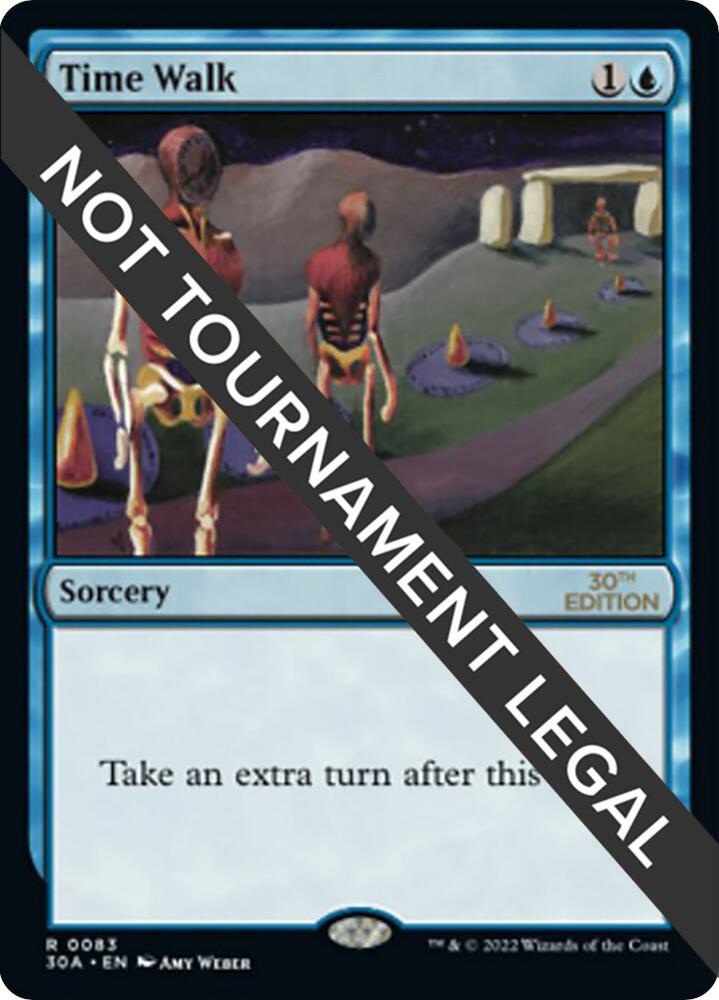 Time Walk - 30th Anniversary Edition - Magic: The Gathering