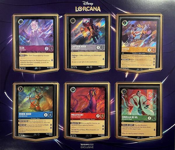 D23 Expo Promo Set - 2022 - D23 Promos - Disney Lorcana