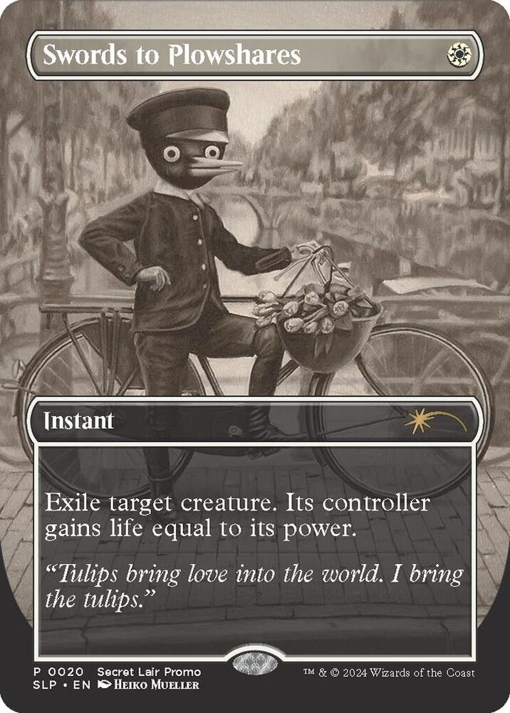 Swords to Plowshares - Secret Lair Showdown - Magic: The Gathering