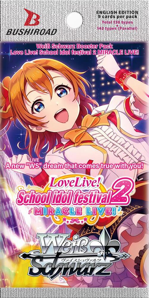 Love Live School idol festival 2 MIRACLE LIVE! Booster Pack - Love