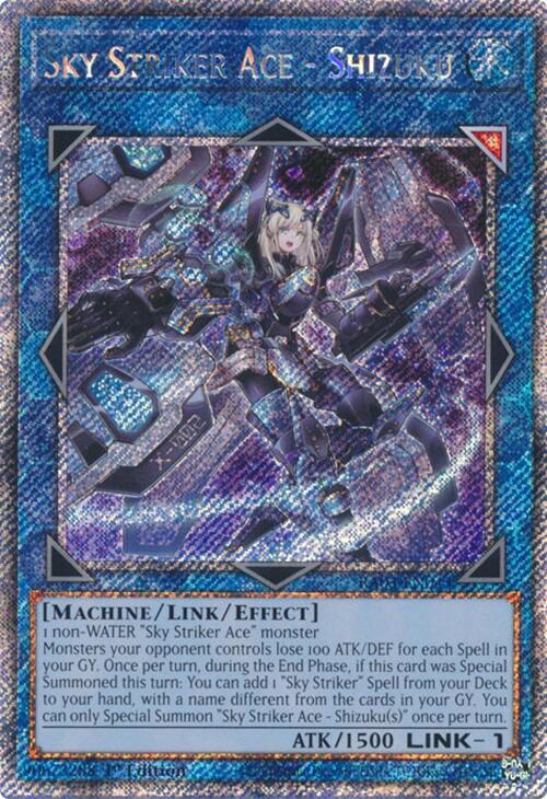 Sky Striker Ace - Shizuku (Platinum Secret Rare) - Quarter Century