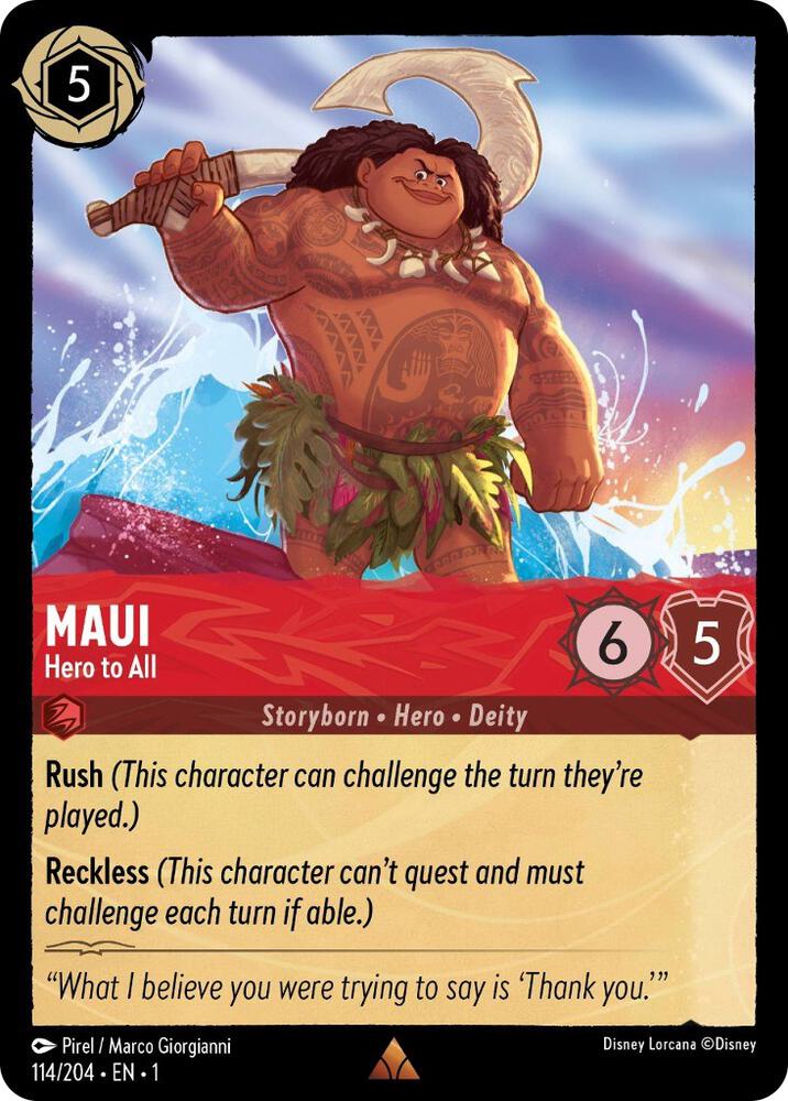 マウイ ロルカナ Maui - Hero to All - The First Chapter - Disney