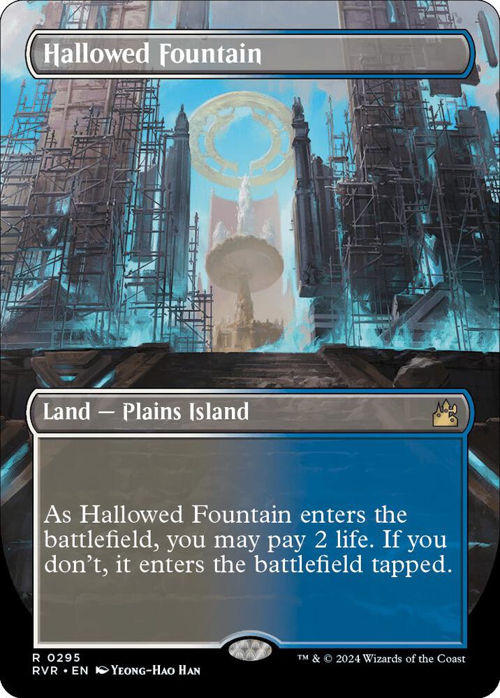 Hallowed Fountain 神聖なる泉 FOIL 006/045 MTG Hallowed Fountain