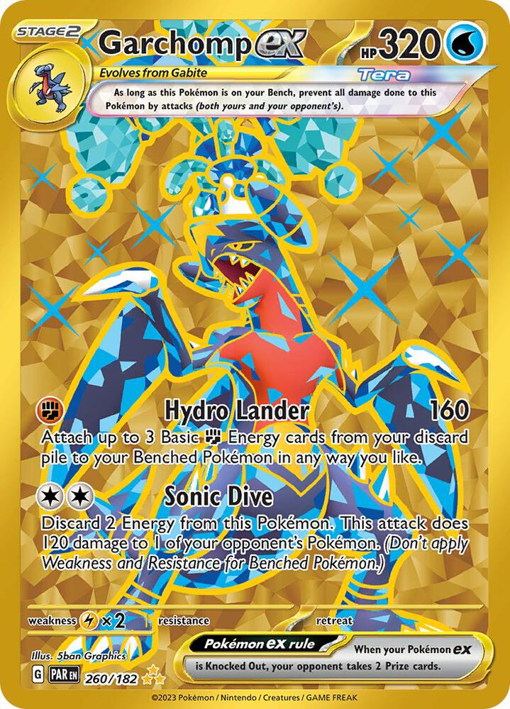 Garchomp ex - 260/182 - SV04: Paradox Rift - Pokemon - TCGplayer.com