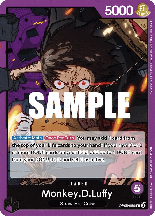 Monkey.D.Luffy (060) - Awakening of the New Era - One Piece Card