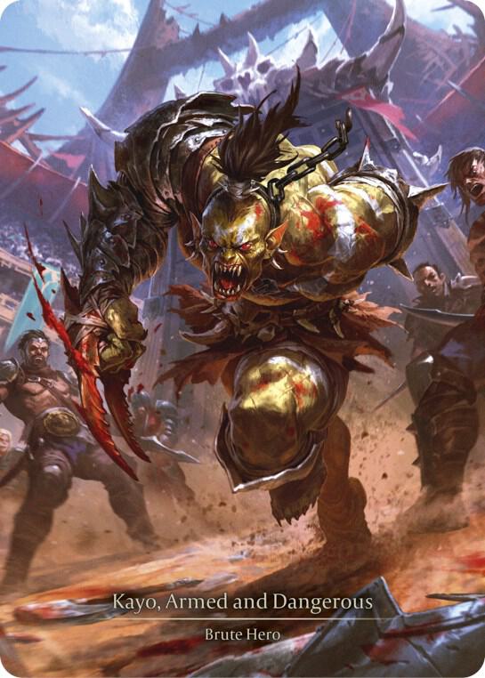 FaB 隻猾な凶賊、ケイヨ 英語版 Mavel Cold Foil Kayo, Armed and