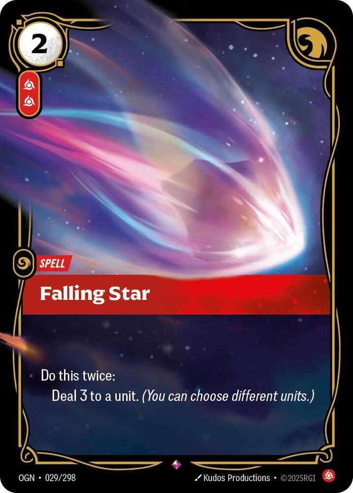 Falling Star - Origins - Riftbound: League of Legends Trading Card