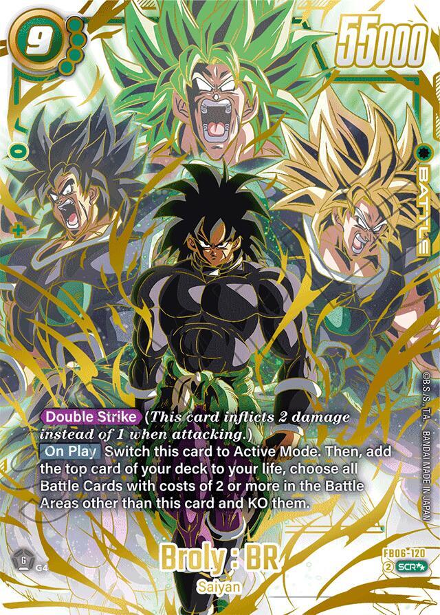 ドラゴンボールフュージョンワールド ブロリーSCR PSA10 Broly : BR