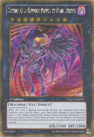 Number C40: Gimmick Puppet of Dark Strings - Premium Gold - YuGiOh