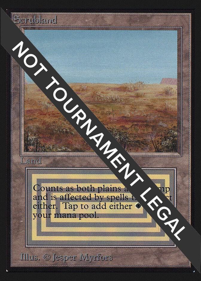 Scrubland (IE) - International Edition - Magic: The Gathering
