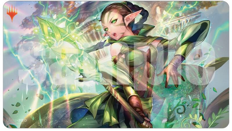 War of the Spark Japanese Alternate Art - Nissa Playmat for Magic