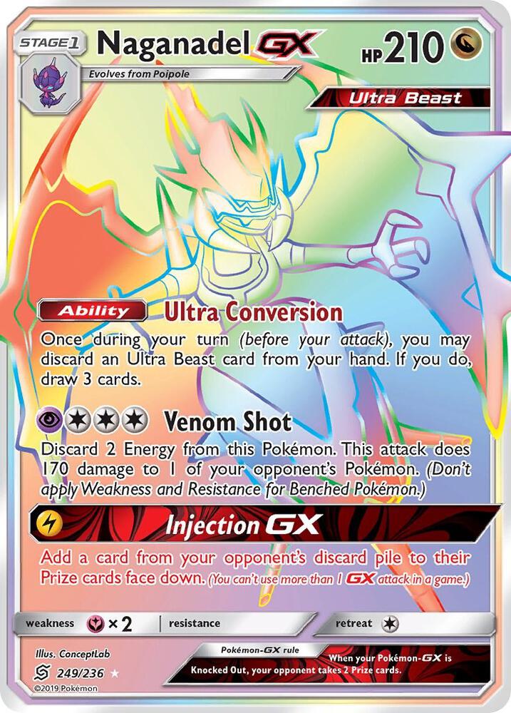 Naganadel GX (Secret) - SM - Unified Minds - Pokemon - TCGplayer.com