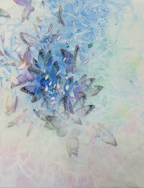 田渕眞兒 油絵 抽象画 抽象画シリーズ No.20- 田渕眞兒 油絵 抽象