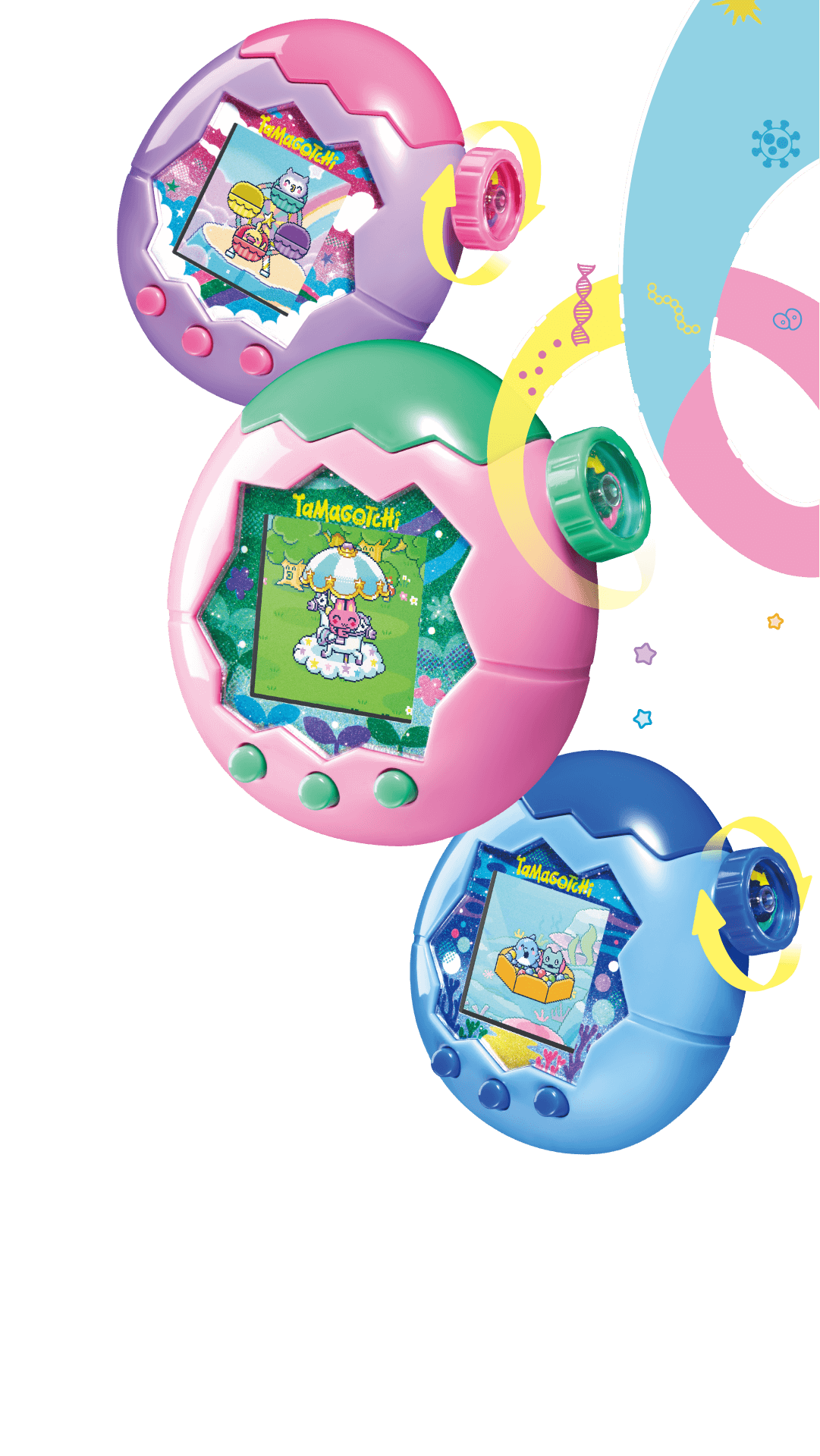 新品】たまごっちパラダイス【3色セット】特典付き❗️ 3色セット