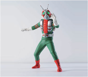 在庫最後 仮面ライダー V3 彩色 27cm ソフビ 仮面ライダー V3 1988年