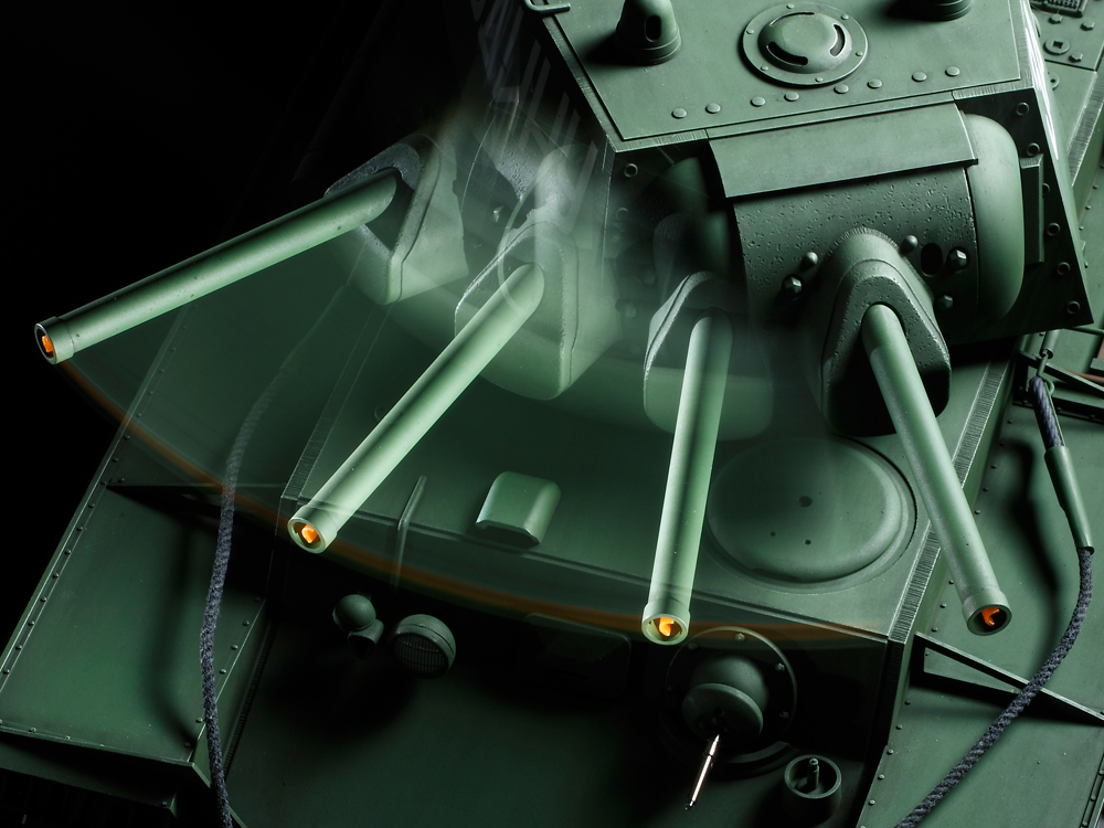 ヘンロン 戦車 KV-1s 新品 組み直し 塗装済 フルセット プレオーダー品