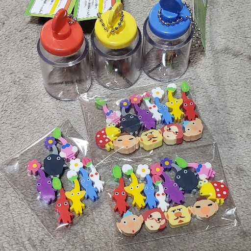 231231 ピクミン3 デラックスつめつめ消しゴム《ゆうパケットNG