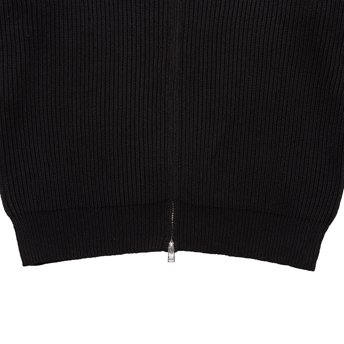 Silver Zip : TANUKI Wappen - Drivers Knit - Black – TANUKI STUDIO
