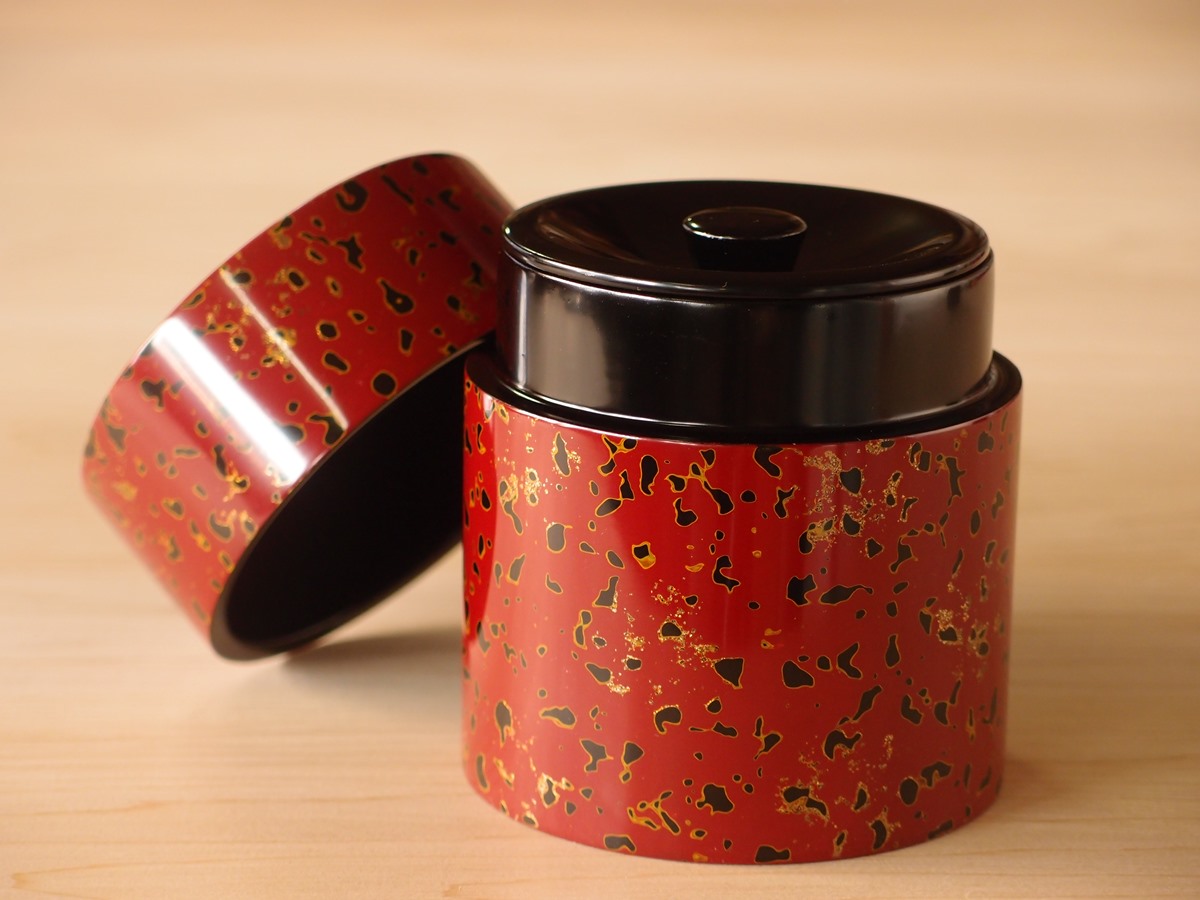 伝統工芸品 津軽塗 七々子塗 本漆 棗 茶入 漆器 茶道具 アウトレット