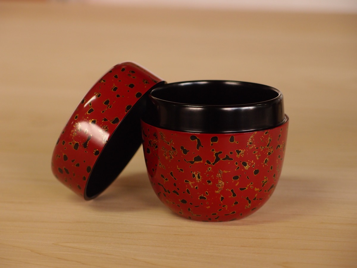 伝統工芸品 津軽塗 七々子塗 本漆 棗 茶入 漆器 茶道具 アウトレット