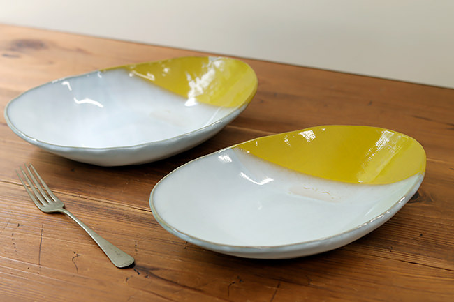 備前焼 原田陶月造 水盤 楕円皿 鉢 備前焼 原田陶月造 水盤 楕円皿 鉢