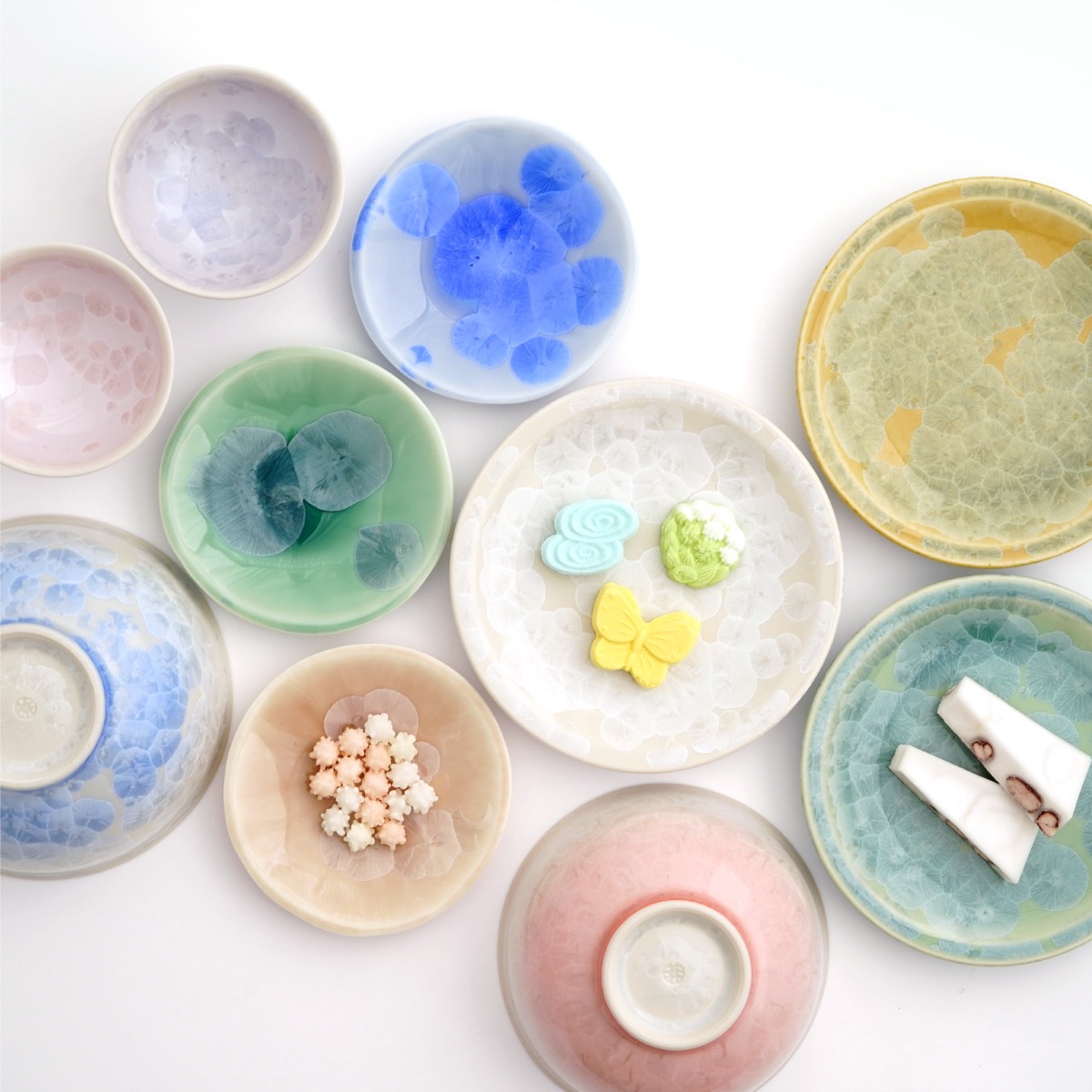 九谷焼 伝統柄 【九谷焼】4.5号皿揃 時代絵〈5枚〉 |皿や鉢など和食器