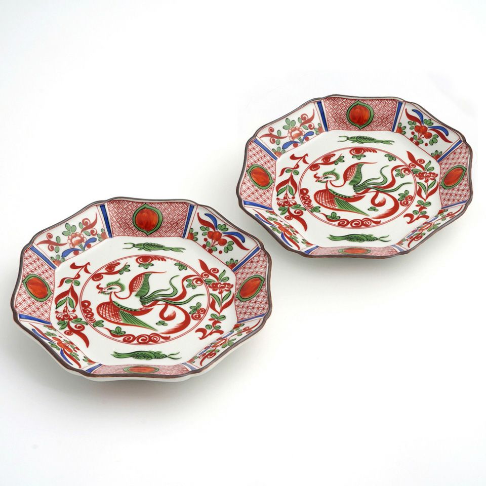 陶器 九谷造 鉢 金彩 手描き 鳳凰 鶴 亀 盃洗 希少品 レア 陶器 九谷造