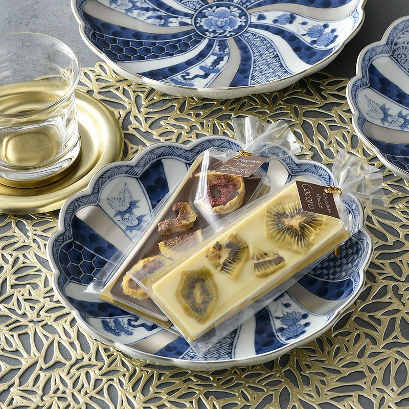 藍青シリーズ 【波佐見焼】銀彩祥瑞 プレート 195〈1枚〉 |皿や鉢など