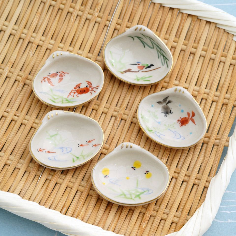 京焼清水焼 箸置き揃い（5個） 楽天市場】京焼 清水焼 箸置き 金彩