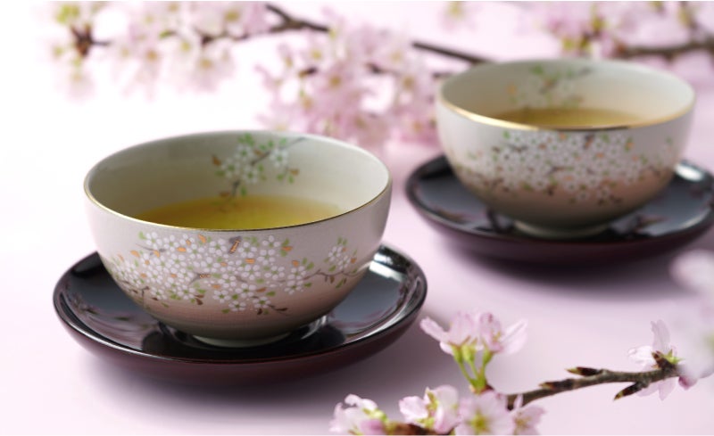 たち吉 蘭の舞 お茶呑茶碗 5客セット