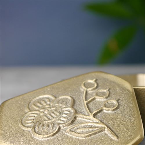 高岡銅器 晴光作 砂張 喚鐘 小槌付 共箱 M R8443 【公式通販】